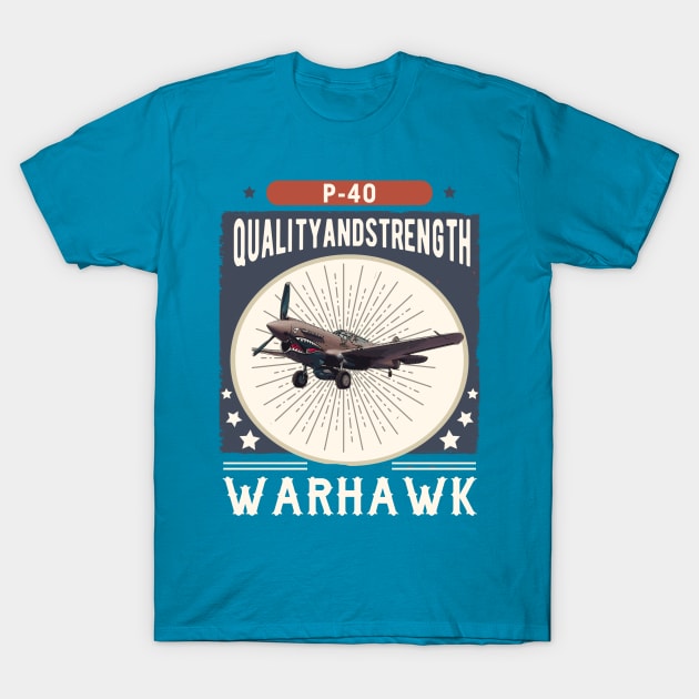 P40 WARHAWK T-Shirt by theanomalius_merch